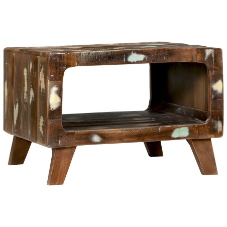 Table basse 50x50x35 cm en bois de récupération 