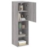 Meubles TV avec lumières LED 2 pcs sonoma gris 30,5x30x102 cm 