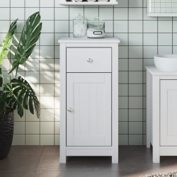 Armoire de salle de bain BERG blanc 40x34x80 cm pin massif 
