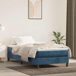 Matelas de lit à ressorts ensachés 80x220x20 cm velours 