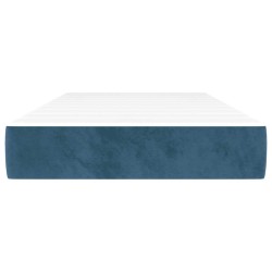 Matelas de lit à ressorts ensachés 80x220x20 cm velours 