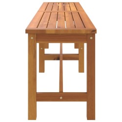 Banc de jardin 180x35x45 cm bois massif d'acacia 