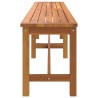 Banc de jardin 180x35x45 cm bois massif d'acacia 