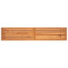 Banc de jardin 180x35x45 cm bois massif d'acacia 
