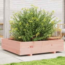 Jardinière 100x100x26,5 cm bois massif de douglas 