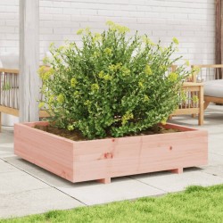Jardinière 100x100x26,5 cm bois massif de douglas 