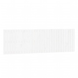 Tête de lit murale Blanc 185x3x60 cm Bois massif de pin 