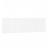 Tête de lit murale Blanc 185x3x60 cm Bois massif de pin 
