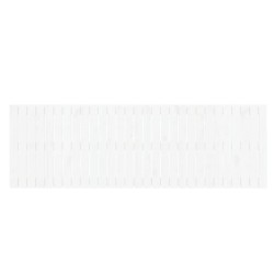 Tête de lit murale Blanc 185x3x60 cm Bois massif de pin 