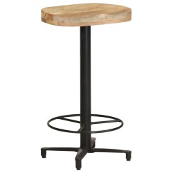 Tabourets de bar lot de 2 66 cm bois de manguier massif 