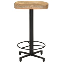Tabourets de bar lot de 2 66 cm bois de manguier massif 
