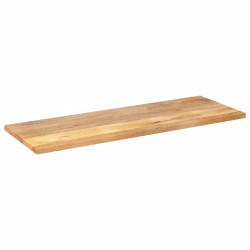 Dessus de table 140x50x3,8cm rectangulaire bois massif manguier 