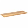 Dessus de table 140x50x3,8cm rectangulaire bois massif manguier 