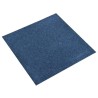 Dalles de tapis de sol 20 pcs 5 m² 50x50 cm Bleu foncé 