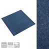 Dalles de tapis de sol 20 pcs 5 m² 50x50 cm Bleu foncé 