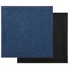 Dalles de tapis de sol 20 pcs 5 m² 50x50 cm Bleu foncé 