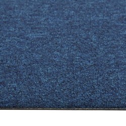 Dalles de tapis de sol 20 pcs 5 m² 50x50 cm Bleu foncé 