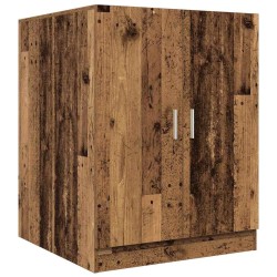 Meuble pour machine à laver vieux bois 70,5x71,5x91,5 cm 
