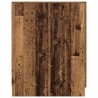 Meuble pour machine à laver vieux bois 70,5x71,5x91,5 cm 