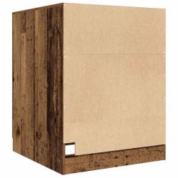 Meuble pour machine à laver vieux bois 70,5x71,5x91,5 cm 