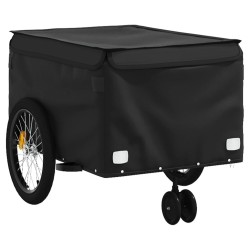 Remorque de vélo noir 45 kg fer 
