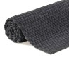 Tapis rectangulaire Anthracite 160x230 cm Coton 