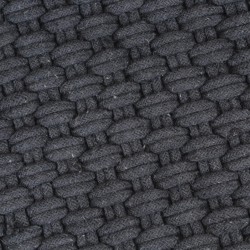 Tapis rectangulaire Anthracite 160x230 cm Coton 