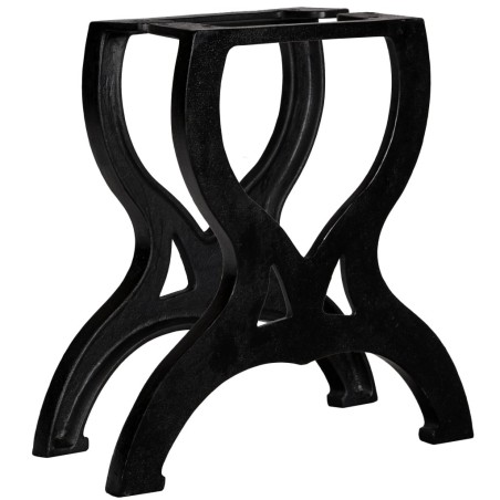 Pied de table basse 2 pcs Cadre en X Fonte 