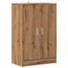 Armoire à chaussures chêne artisanal bois d'ingénierie 