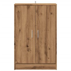Armoire à chaussures chêne artisanal bois d'ingénierie 