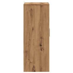 Armoire à chaussures chêne artisanal bois d'ingénierie 