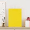 Sacs en papier 250 pcs avec poignées jaune 32x17x44 cm 