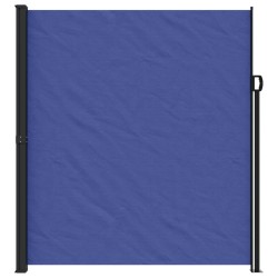 Auvent latéral rétractable bleu 220x500 cm 