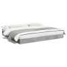 Cadre de lit sans matelas gris béton 180x200 cm 