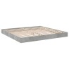 Cadre de lit sans matelas gris béton 180x200 cm 