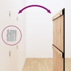 Tête de lit murale Noir 108x3x110 cm Bois massif de pin 