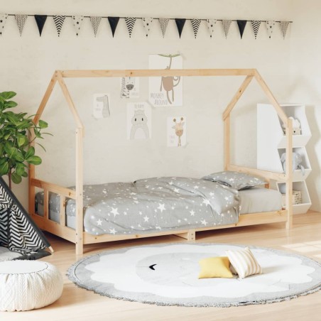 Cadre de lit pour enfant 90x190 cm Bois de pin massif 