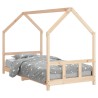 Cadre de lit pour enfant 90x190 cm Bois de pin massif 