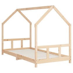 Cadre de lit pour enfant 90x190 cm Bois de pin massif 