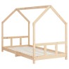 Cadre de lit pour enfant 90x190 cm Bois de pin massif 