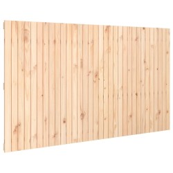 Tête de lit murale 204x3x110 cm Bois massif de pin 