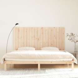 Tête de lit murale 204x3x110 cm Bois massif de pin 