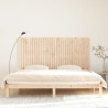 Tête de lit murale 204x3x110 cm Bois massif de pin 