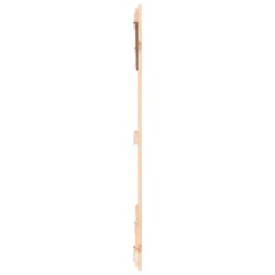 Tête de lit murale 204x3x110 cm Bois massif de pin 