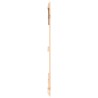 Tête de lit murale 204x3x110 cm Bois massif de pin 