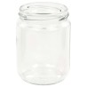 Pots à confiture Couvercle blanc et rouge 96 pcs Verre 230 ml 