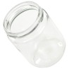 Pots à confiture Couvercle blanc et rouge 96 pcs Verre 230 ml 