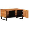 Table basse 80x51x40 cm bois massif d'acacia 