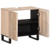 Armoire lavabo de bain 62x34x58 cm bois massif de manguier 