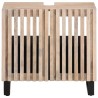Armoire lavabo de bain 62x34x58 cm bois massif de manguier 